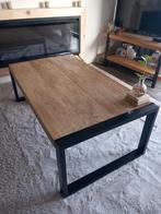 Salontafel Mangohout Industrieel - 110x60x40cm, Ophalen, 100 tot 150 cm, 50 tot 100 cm, Zo goed als nieuw