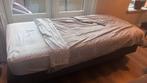 Auping elektrisch verstelbare Boxspring, Huis en Inrichting, Slaapkamer | Bedden, Ophalen, 90 cm, Eenpersoons, Bruin