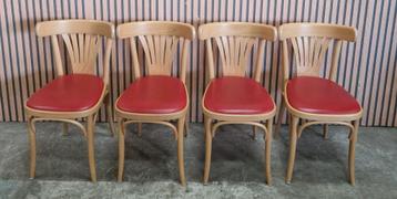4 x cafestoelen Ton Bentwood cafe stoelen hout Thonet retro beschikbaar voor biedingen
