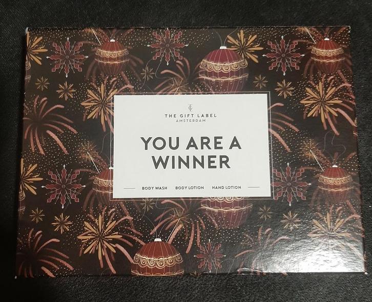 The gift label Amsterdam. You are a winner., Sieraden, Tassen en Uiterlijk, Uiterlijk | Lichaamsverzorging, Nieuw, Overige typen
