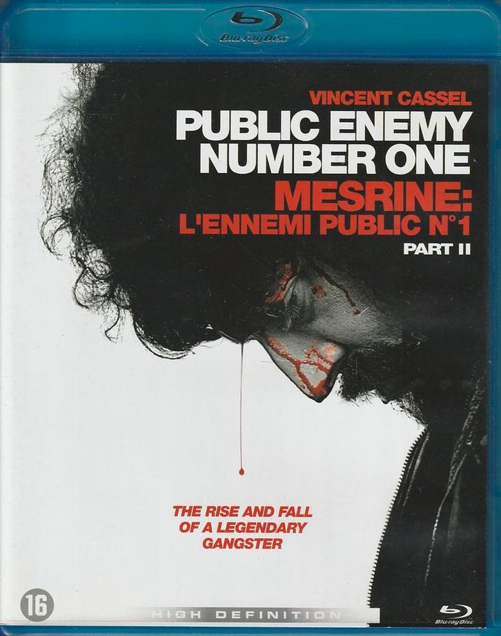 Public Enemy Number One Part 2 / L'ennemi public n1 Blu-ray, Cd's en Dvd's, Blu-ray, Zo goed als nieuw, Ophalen of Verzenden