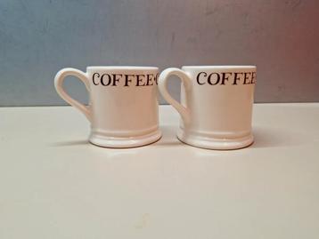 Emma Bridgewater brown Coffee Toast& Marmalade koffiekopjes  beschikbaar voor biedingen