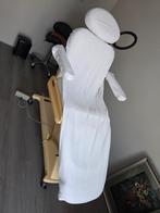 Elektrische behandelstoel - Gebruikt, goede staat, Stof, Gebruikt, Wit, Ophalen of Verzenden