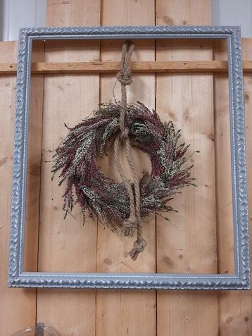 Brocante, stoere lijst, kader, schilderij, wanddecoratie  beschikbaar voor biedingen