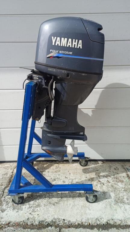 Yamaha | 50 pk | 4 takt | 4 cilinder | Langstaart|Powertrim, Watersport en Boten, Buiten- en Binnenboordmotoren, Gebruikt, Benzine