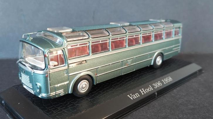 Van Hool Fiat 306 Bus 1958 1:72 Editions Atlas Pol, Hobby en Vrije tijd, Modelauto's | Overige schalen, Zo goed als nieuw, Bus of Vrachtwagen
