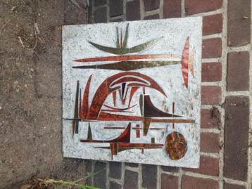 Mosaic art Jan Olivier 1963 beschikbaar voor biedingen
