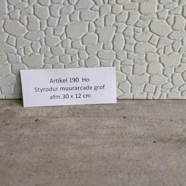 modeltrein Art.190  HO - Styrodur Muurplaten , Hobby en Vrije tijd, Modeltreinen | H0, Nieuw, Natuur, Gelijkstroom, Märklin, Ophalen of Verzenden