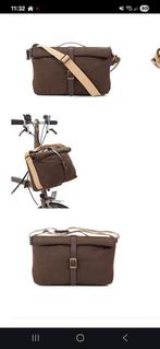 Brompton ROLLTOP BAG Waxed Canvas bruin, Fietsen en Brommers, Fietsaccessoires | Fietstassen, Ophalen of Verzenden, Zo goed als nieuw