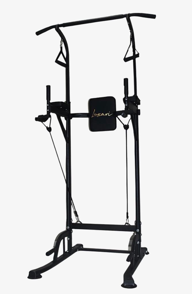 Luxari - Power Tower Pro - Pull up station - Dip station, Sport en Fitness, Fitnessmaterialen, Zo goed als nieuw, Overige typen