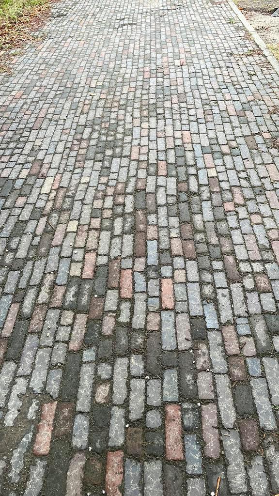 Gebakken klinkers, Tuin en Terras, Tegels en Klinkers, Gebruikt, Ophalen