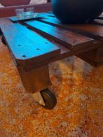 Salontafel Europallet gebeitst, Huis en Inrichting, Tafels | Salontafels, Ophalen, Gebruikt, 100 tot 150 cm, 50 tot 100 cm