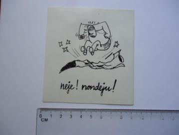 sticker oud Raket PROTEST strip koude oorlog brabant limburg beschikbaar voor biedingen