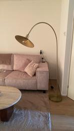 Vloerlamp goud gebogen, Huis en Inrichting, Lampen | Vloerlampen, Ophalen, Zo goed als nieuw, 150 tot 200 cm