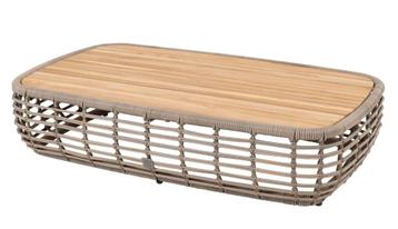 Nieuw 4 Seasons Outdoor - Lugano - Teak tuin salon tafel beschikbaar voor biedingen