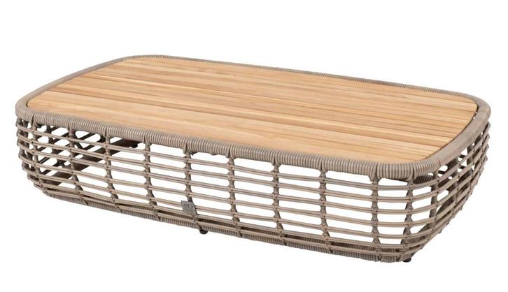 Nieuw 4 Seasons Outdoor - Lugano - Teak tuin salon tafel, Tuin en Terras, Tuinmeubel-accessoires, Nieuw, Ophalen of Verzenden