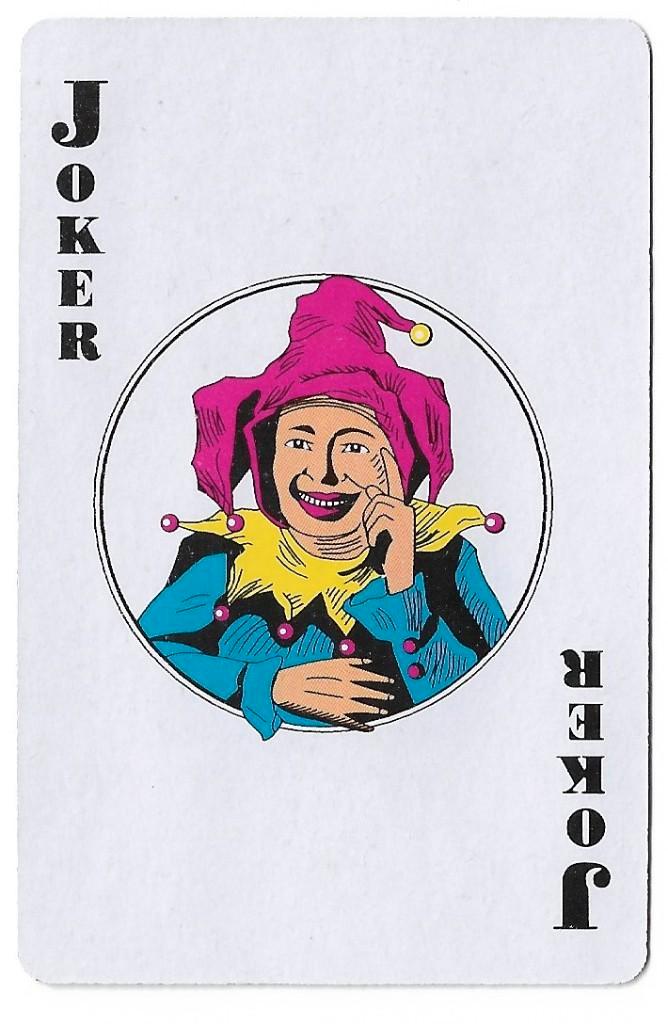 1 afwijkende joker, Verzamelen, Speelkaarten, Jokers en Kwartetten, Zo goed als nieuw, Speelkaart(en), Verzenden