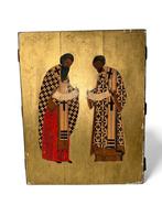 Mooie icoon met 2 geestelijke, Ophalen of Verzenden