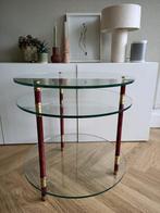Ronde Hollywood Regency bijzettafel | 60 x 60, Ophalen, Rond, 55 tot 75 cm, Hollywood Regency