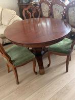Rond Eettafel in en goede toestand inclusief 3 Stoelen, Ophalen