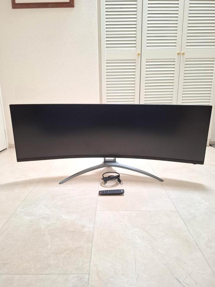 AOC AG493UCX2 - 49 inch Ultrawide Gaming Monitor, Computers en Software, Monitoren, Zo goed als nieuw, 101 t/m 150 Hz, DisplayPort