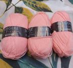 3 bollen rose wol (bergere), Ophalen of Verzenden, Nieuw, Breien of Haken, Wol of Garen