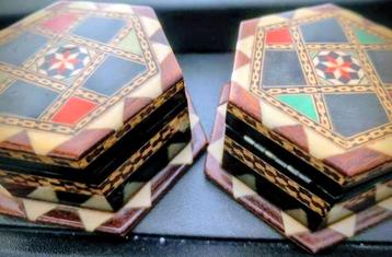 Vintage Sieradendoosjes Inlegwerk Granada Spanje beschikbaar voor biedingen