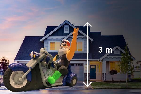 Abraham pop op Chopper / Easyrider te huur, Hobby en Vrije tijd, Feestartikelen | Verhuur, Zo goed als nieuw, Abraham of Sarah