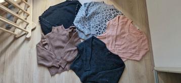 Pakket 10 najaars/winter truien oa Only/Vila/VeroModa mt S/M beschikbaar voor biedingen