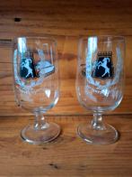 VINTAGE BIERGLAS met logo van "11e TANK BATAJON", Oirschot, Verzamelen, Ophalen of Verzenden, Landmacht, Nederland, Overige typen