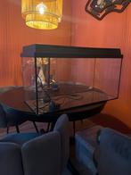 Yuwel aquarium, 110L, ledverlichting, zwart, Ophalen, Gebruikt, Leeg aquarium