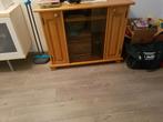 Audiomeubel/televisiemeubel, Ophalen, Glas, 50 tot 100 cm, Zo goed als nieuw