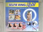 Selfiering nieuw 10 inch led met USB en telefoonhouder nieuw, Ophalen of Verzenden, Nieuw, Complete fotostudio