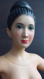 grote beeld oosterse vrouw die danst in yogapositi ca. 40 cm, Ophalen of Verzenden