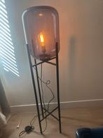 Moderne vloerlamp met rookglas, Ophalen, Zo goed als nieuw, Glas, 100 tot 150 cm