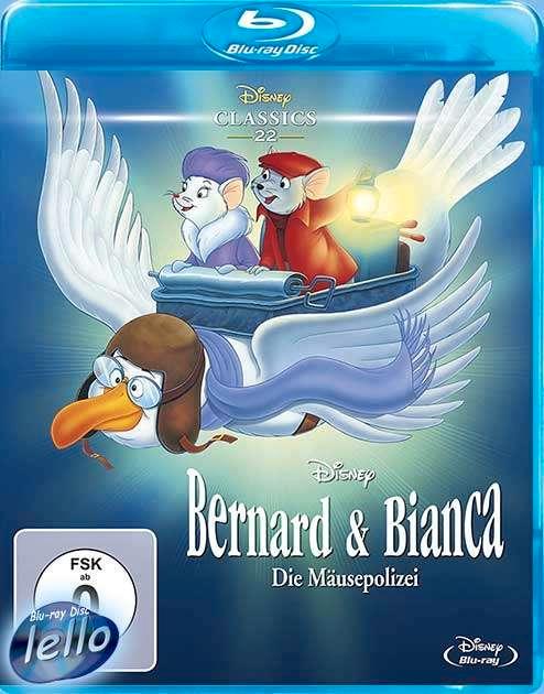 Blu-ray: Disney's The Rescuers (1977 De Reddertjes) DE NLO/G, Cd's en Dvd's, Blu-ray, Nieuw in verpakking, Tekenfilms en Animatie