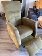 Relax stoel donkergroen, Huis en Inrichting, Fauteuils, Ophalen, Gebruikt, Stof