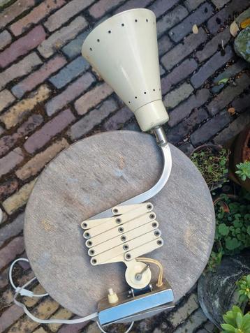 Vintage schaarlamp crème wandlamp beschikbaar voor biedingen