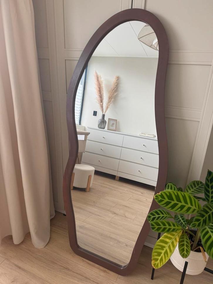 Stijlvolle Kwantum Spiegel, Huis en Inrichting, Woonaccessoires | Spiegels, Zo goed als nieuw, 75 tot 100 cm, 150 tot 200 cm, Overige vormen