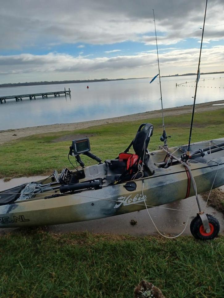 Hobie Mirage Compass Camo 180 drive met Lowrance Elite 9ti2, Watersport en Boten, Kajaks, 1-persoons, Ophalen