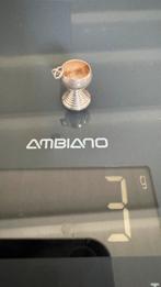Zilveren ketting hanger wijnglas, Nieuw., Ophalen, Zilver, Overige voorstellingen