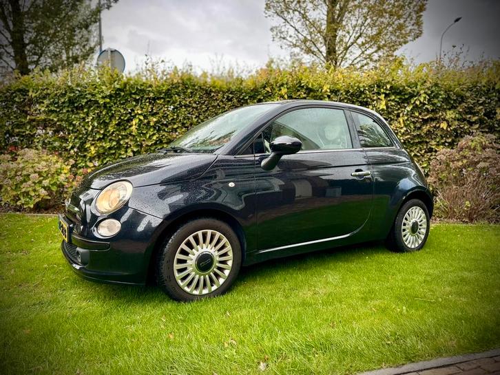 Fiat 500 1.2 AUT C 2014 Zwart, Auto's, Fiat, Particulier, Airconditioning, Centrale vergrendeling, Elektrische ramen, Isofix, Lichtmetalen velgen