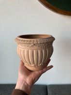 Griekse stijl bloempot keramiek, Ophalen, Rond, Zo goed als nieuw, Aardewerk