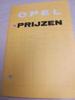 Jaren 60 Nederlands Opel prijzen kadett rekord en Opel Truck, Ophalen of Verzenden, Zo goed als nieuw, Opel