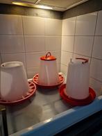 bakken voor de kippen waterbak 1 en 2 voor voer, Dieren en Toebehoren, Ophalen of Verzenden, Zo goed als nieuw, Drinken en Voederen