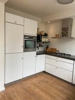 Nette complete witte keuken, inclusief AEG apparatuur, U-keuken, Gebruikt, Wit, Ophalen