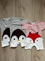 Set van 3 boxpakjes, maat 73/74, vos en pinguin, Ophalen of Verzenden, Zo goed als nieuw, Jongetje of Meisje, Pakje