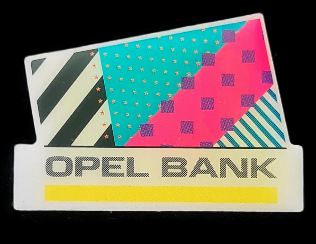 Opel Bank pin- meerkleurig epoxy, Verzenden, Nieuw, Transport, Speldje of Pin