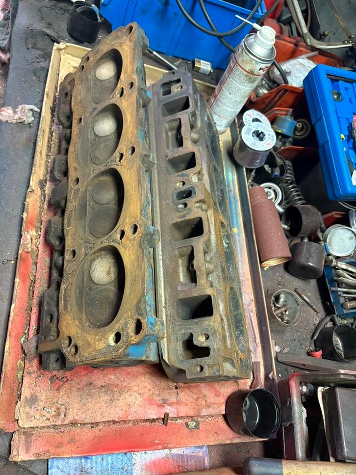 Cilinderkoppen 1969 351w 289 c6 ported en 351c 2v, Auto-onderdelen, Motor en Toebehoren, Ford USA, Gebruikt, Ophalen