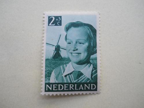 Nederland 1951 Kinderzegel Meisje + molen Nvph573 ongebruikt, Postzegels en Munten, Postzegels | Nederland, Postfris, Na 1940
